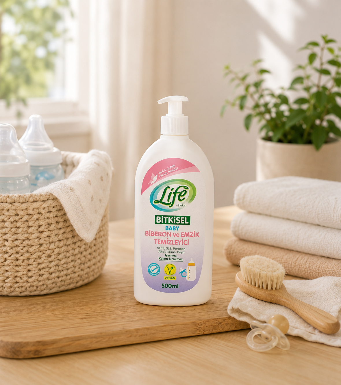 Life by Fakir Biberon Temizleyici 500 ml Sadece 89,90 TL 