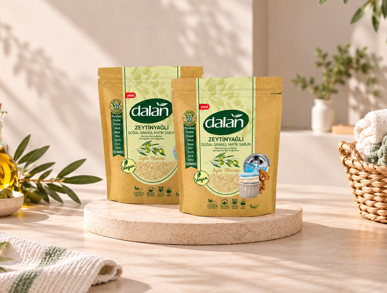 Dalan Doğal Granül Sabun Zeytinyağlı 1000 gr  239,90 TL 
